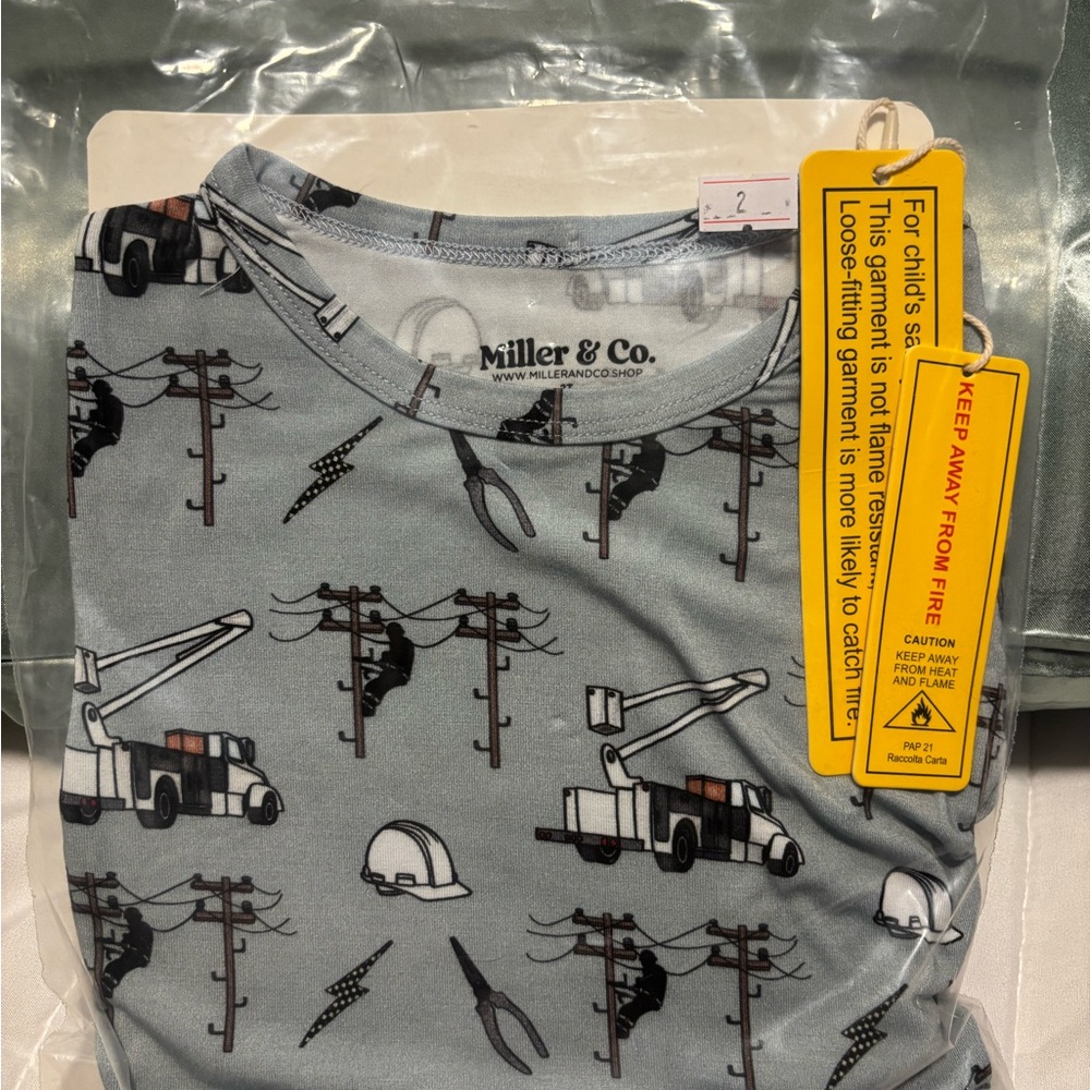 Lineman Bamboo Short Set